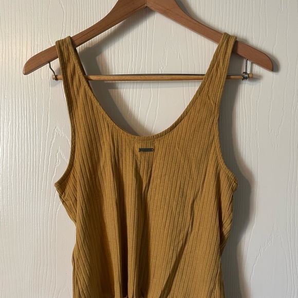Billabong Mustard Yellow Ribbed Tank Top - Picture 4 of 5